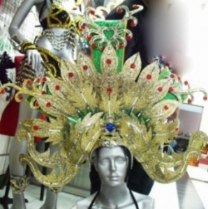 H001 Feather Showgirl Headdress