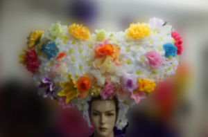 H041 Flower Showgirl Headdress
