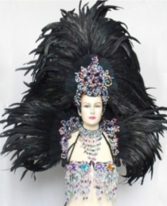 MUL Showgirl Shoulder Pieces Headdress