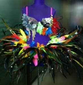 C052A Carnival Brazilian Rio Carnival Samba Dance Costume  Secret Costume Set