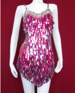 M009 Fuchsia Showgirl Dress