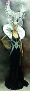 C057  Elegant Snow Queen Costume Set