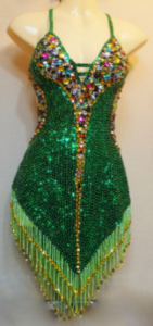 M069 Burlesque Showgirl Dress