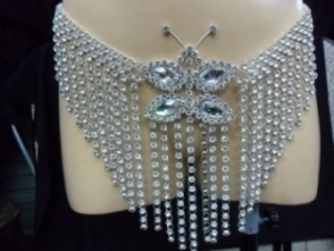 J059 Crystal Rhinestone Diamante Belt Skirt