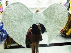 B023L White Feather Angel Angel Wings