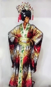 C079 Japanese Keisha Kimono Wig Costume set