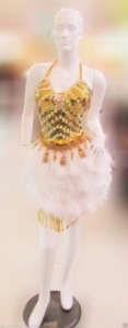 M112 Glamour Latin Salsa Showgirl Dress