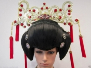 H146 Chinese Geisha Japanese Showgirl Headdress