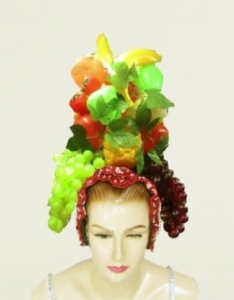 H093 Tropical Fruit Showgirl Headdress