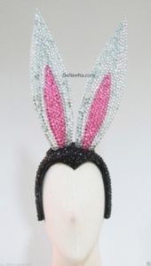 H15012 Bunny Girl Princess  Head Hat Showgirl Headdress