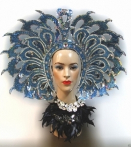 H549 Mystery of Lady Crystal Showgirl Headdress
