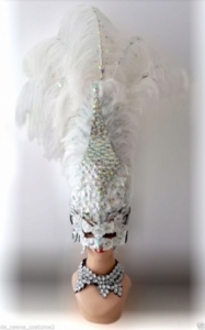 H550 Joan of Arc Crystal Showgirl Headdress