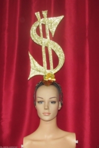 H5KK Dollar King Showgirl Headdress