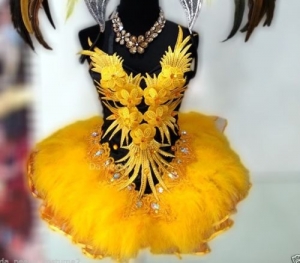 M6472 Cute Colorful Lady Showgirl Dress