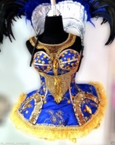 M6473 Cute Colorful Lady Showgirl Dress