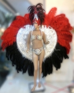 C664 Angel of Heart Crystal Costume Set