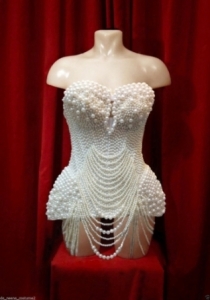 DaNeeNa T030E Pearl corset costume