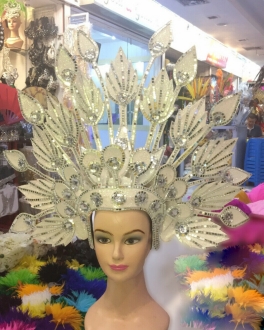 HQC19 Asian Thai Loa Indonesian Cambodian Bali Headdress Crown