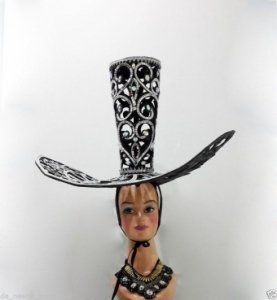 MAGICIAN Abraham Lincoln Stovepipe Hat Showgirl Headdress
