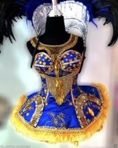 M647 Cute Colorful Elegant Crystal  Showgirl Dress
