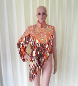 R29 Orange Sexy Elegant Showgirl Dress M