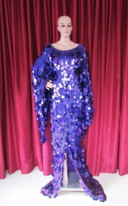 BAL Fabulous purple Showgirl Gown