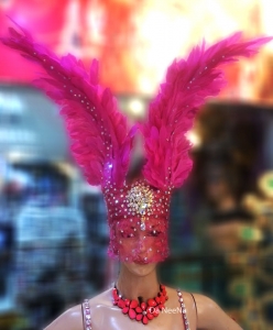 C662AH Queen of Paradise Crystal Showgirl Headdress