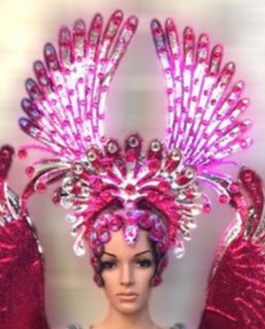H665 Show Phoenix Garuda Bird Showgirl Headdress