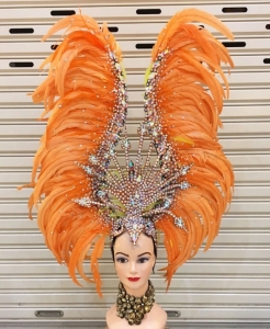H738 Diamond Queen Showgirl Headdress