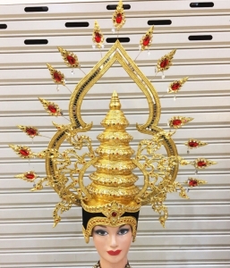 H760 Giant Flower Angel Showgirl Headdress