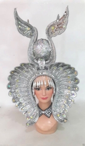 H1233 Queen Cleopatra Egypt Pharoah Showgirl Headdress
