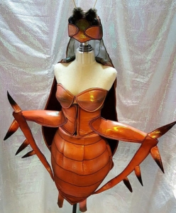HUT Beetle Bug Insect Grasshopper Cricket Showgirl Headdress Costume Set