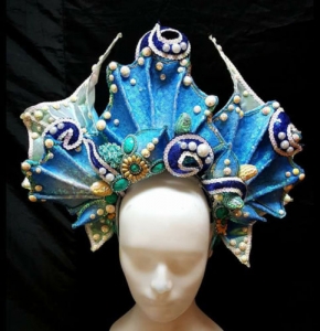 HUT H783 Queen of Mermaid Ocean Princess Showgirl Headdress