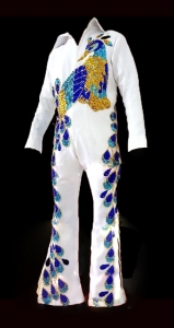 Elvis Presley Peacock Tailor Made Singer Musician Actor The King Jumpsuit Suit Jacket Cape