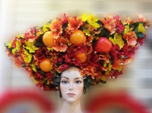 H093A Tropical Blooming Flower Fruit headdress
