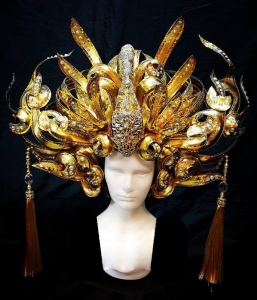 HUT H836 Golden Swan Princess Crystal Headdress