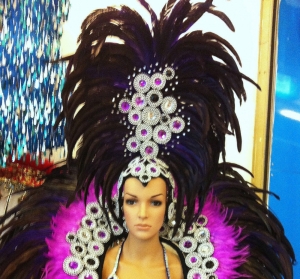 C041H Vegas Circle Burlesque Showgirl Headdress