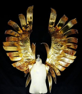 HUT B877 Gold Falcon King Shoulder Pieces
