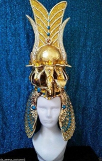 H1233 Queen Snake Cleopatra Egypt Pharoah Showgirl Headdress