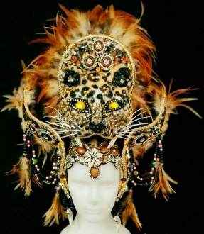 H990 Leopard Headdress