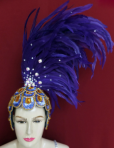 H0006 Circus Feather Showgirl Headdress
