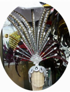 H0005 Feather Feather Showgirl Headdress