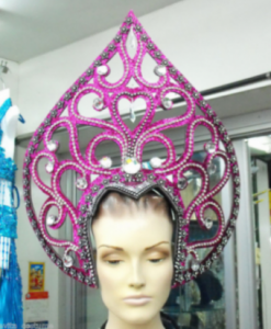 YN Queen Feather Showgirl Headdress