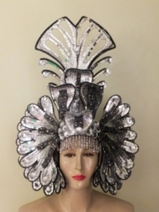 H045 Egypt Cleopatra Feather Showgirl Headdress