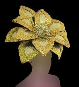 SFH Flower Feather Showgirl Headdress