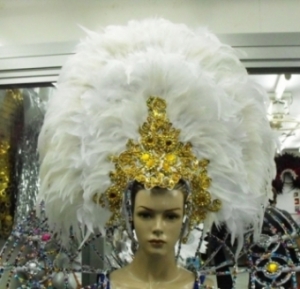 H021 Feather Showgirl Headdress