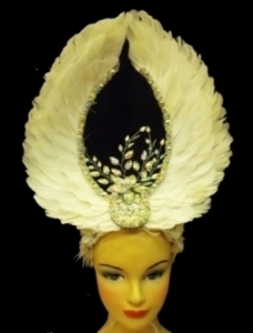 H027 Feather Showgirl Headdress