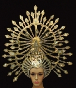 H042 Showgirl Dress Goddess Showgirl Headdress