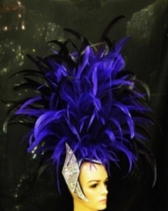 H070 Feather Showgirl Headdress
