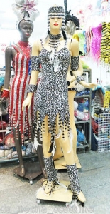 M049 Tiger Redskin Showgirl Dress